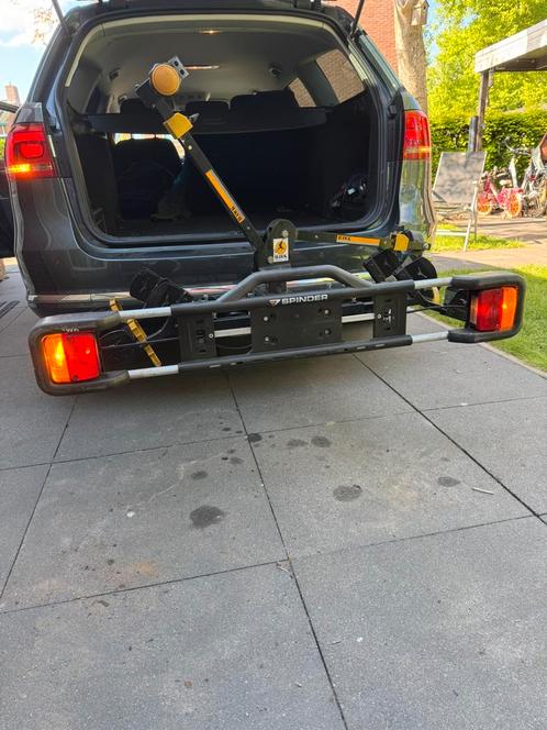 Spinder hawk fietsendrager, Auto diversen, Fietsendragers, Gebruikt, Trekhaakdrager, 2 fietsen, Elektrische fiets, Ophalen
