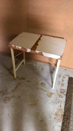 Bijzet tafel hout rustiek, Huis en Inrichting, Tafels | Eettafels, Ophalen, Gebruikt, 50 tot 100 cm, Rustiek