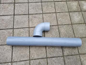 PVC buis 160mm (124 cm lengte) + PVC bocht 160mm (90 graden) beschikbaar voor biedingen