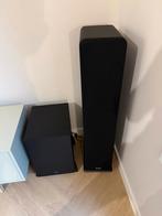 Teufel Ultima 40 Surround 5.1-Set + Denon AVR-X2400H, 70 watt of meer, Zo goed als nieuw, 5.1-systeem, Overige spelers