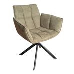 Armstoel MRS031 Alcantara Challenger Army 14, Huis en Inrichting, Stoelen, Ophalen of Verzenden, Nieuw, Metaal, Vier