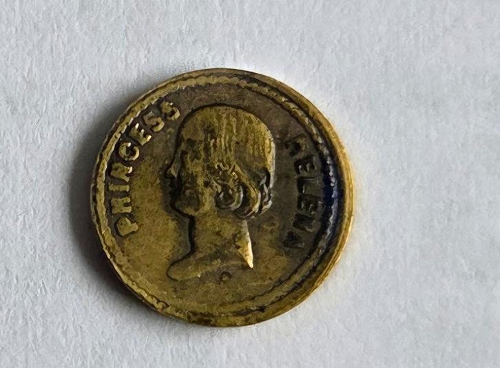 Geboortepenning Princess Helena 1849, Postzegels en Munten, Munten | Europa | Euromunten, Losse munt, Overige waardes, Overige landen