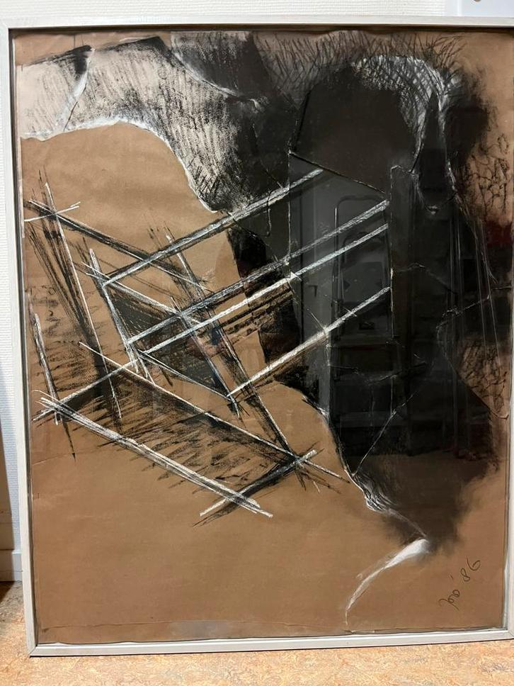 Tekening Joos Clijssen, Antiek en Kunst, Kunst | Tekeningen en Foto's, Ophalen