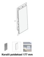 Keralit potdeksel 177 mm - Vergrijsd Ceder, Doe-het-zelf en Verbouw, Platen en Panelen, Ophalen, Nieuw
