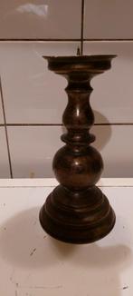 Bronzen altaar kandelaar, Antiek en Kunst, Antiek | Kandelaars, Ophalen of Verzenden, Koper of Brons