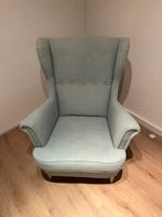 IKEA oorfauteuil lichtblauw, Huis en Inrichting, Fauteuils, Gebruikt, Ophalen