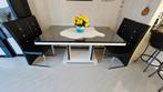 Mooie eettafel hoogglans, Huis en Inrichting, Tafels | Eettafels, Ophalen of Verzenden, Zo goed als nieuw, Rechthoekig, 50 tot 100 cm