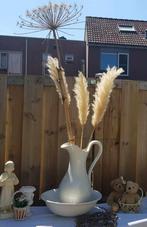 mooi brocante lampetstel in broken wit, Antiek en Kunst, Curiosa en Brocante, Ophalen