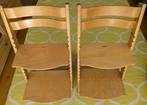 2x Stokke-stoelen, Ophalen, Gebruikt, Meegroeistoel, Aanschuifbaar