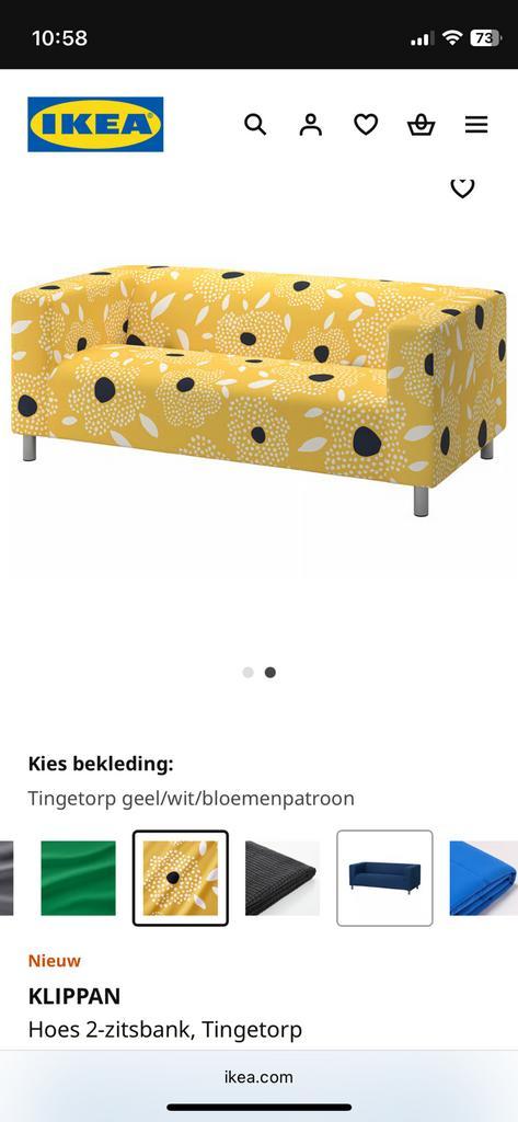 Gratis ikea bank met wasbare hoes, Huis en Inrichting, Banken | Bankstellen, Gebruikt, Rechte bank, Driepersoons, 150 tot 200 cm