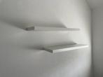 2 x Zwevende wandplank wit 80 cm Duraline, Ophalen, Zo goed als nieuw