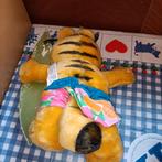 Oude Garfield knuffel met surfplank * zie omschrijving, Ophalen of Verzenden