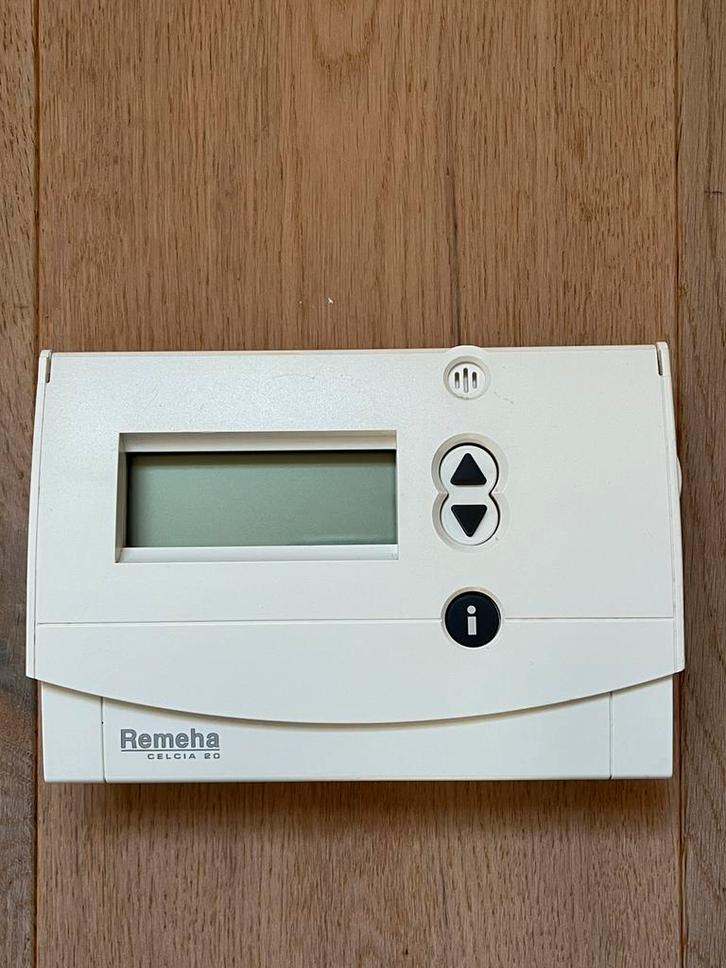 Remeha Celcia 20 Digitale Klokthermostaat In Goede Staat, Doe-het-zelf en Verbouw, Thermostaten, Gebruikt, Slimme thermostaat