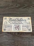 Biljet 10 gulden geldzuivering Lieftinck na WOII, 1945, Ophalen of Verzenden, 10 gulden