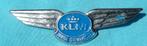 KLM JUNIOR STEWARDESS WINGS LUCHTVAART INSIGNE UIT JAREN ‘70, Verzamelen, Verzenden, Patch, Badge of Embleem