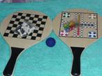 Houten spel rackets 3 in 1 mens erger je niet schaak bal, Ophalen, Nieuw, Overige typen