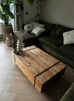 Salontafel hout industrieel 110x70x35cm, Ophalen, 100 tot 150 cm, 50 tot 100 cm, Zo goed als nieuw