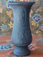 Mooie originele oude aardewerk vaas uit Japan 21,3 cm., Ophalen of Verzenden