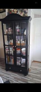 Te koop. Geheel glazen vitrinekast., Huis en Inrichting, Ophalen, 25 tot 50 cm, 50 tot 100 cm, 150 tot 200 cm