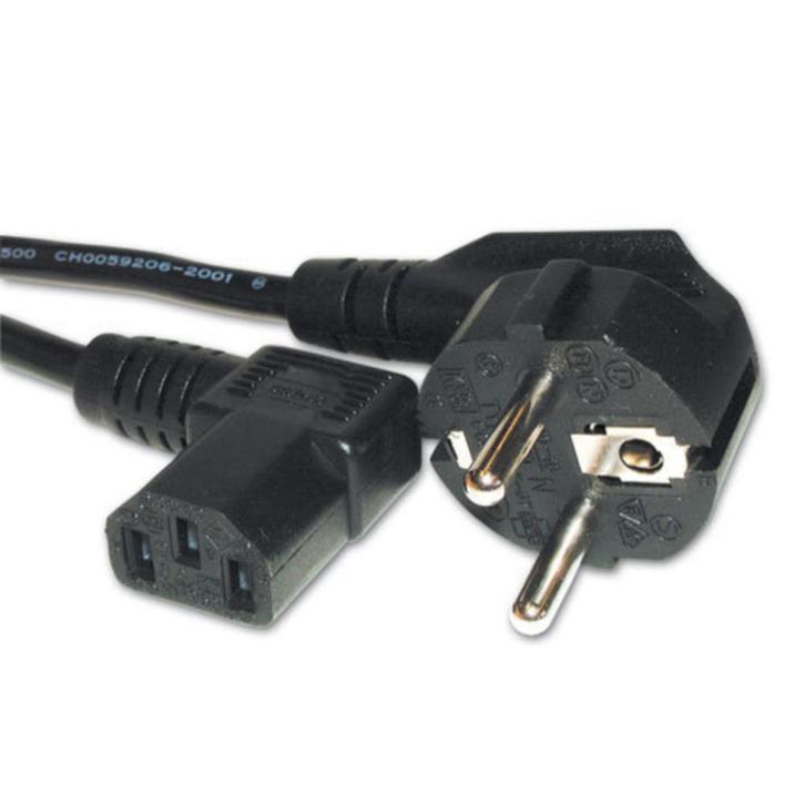 Voedingskabel C13 Haaksom Zwart voor PC of Printer (Nieuw), Computers en Software, Pc- en Netwerkkabels, Nieuw, Ophalen