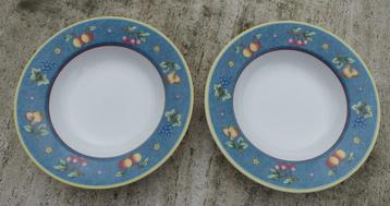 V & B Villeroy & Boch Citta & Campagna Biella 2 Borden beschikbaar voor biedingen