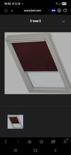 VELUX Dakraamrolgordijn DKL S06 1655S (98x95 cm bxl), Ophalen, Bruin, 50 tot 100 cm, Zo goed als nieuw