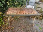 Gietijzeren tuintafel, Ophalen, Gebruikt, Rond, Metaal