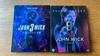 John Wick 2+3 Steelbook bluray, Ophalen of Verzenden, Zo goed als nieuw, Tv en Series