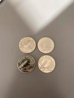Vier munten Rabobank 100 jaar., Overige waardes, Ophalen of Verzenden, Koningin Beatrix, Losse munt