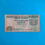 5000 cedi Ghana #012, Postzegels en Munten, Bankbiljetten | Afrika, Los biljet, Overige landen, Verzenden