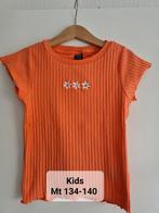 Zalm roze / oranje shirt van Kids 
Maat 134-140, Meisje, Kids, Ophalen of Verzenden, Zo goed als nieuw