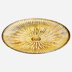 Light Blue Plateau Isabeau goud voor kaars kaarsen, Huis en Inrichting, Ophalen of Verzenden, Nieuw, Overig