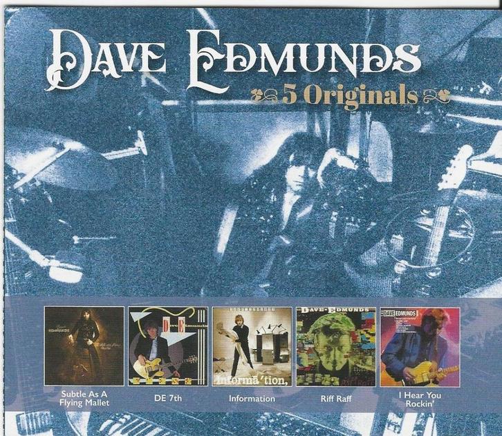 Dave Edmunds ( Band ) ‎– Five Originals = 3cd BOX = 8,99, Cd's en Dvd's, Cd's | Rock, Zo goed als nieuw, Poprock, Ophalen of Verzenden