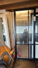 Stompe steellook deur 93x231.5 cm blank glas nr 143, Ophalen, 80 tot 100 cm, 215 cm of meer, Binnendeur