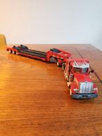 Siku Amerikaanse truck nr 2408 met dieplader nr 4010, Ophalen of Verzenden, Zo goed als nieuw, Bus of Vrachtwagen, SIKU