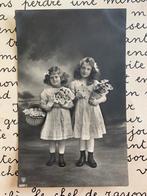 1913 Meisje met lang haar en bloemen (II), Ophalen of Verzenden, Voor 1920, Gelopen, Kinderen