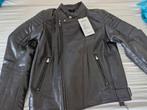 REV'IT! heren motor jacket leer maat 50, Kleding | Heren, Ophalen of Verzenden, Nieuw, Maat 48/50 (M), Zwart