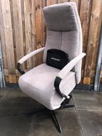 Prominent Sta op stoel Relax fauteuil stof grijs garantie, Huis en Inrichting, Stof, Ophalen of Verzenden, Zo goed als nieuw, 50 tot 75 cm