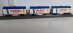 3 Märklin Goederen wagons " HARIBO ", Wisselstroom, Wagon, Ophalen of Verzenden, Zo goed als nieuw