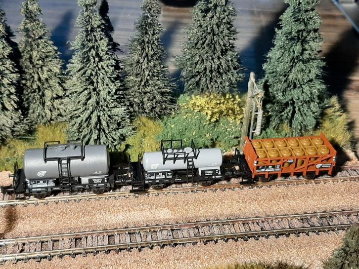 Ketelwagens VTG en Privaat: FLM, MTX, BRAWA, LPT, Hobby en Vrije tijd, Modeltreinen | N-Spoor, Zo goed als nieuw, Wagon, Gelijkstroom