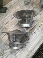 Kraaienkap zink 2 stuks, Doe-het-zelf en Verbouw, Buizen en Afvoer, Ophalen of Verzenden, Zo goed als nieuw, Zink, Minder dan 2 meter