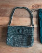 originele Kurt Geiger party schoudertas shoulderbag gunmetal, Sieraden, Tassen en Uiterlijk, Tassen | Damestassen, Ophalen of Verzenden