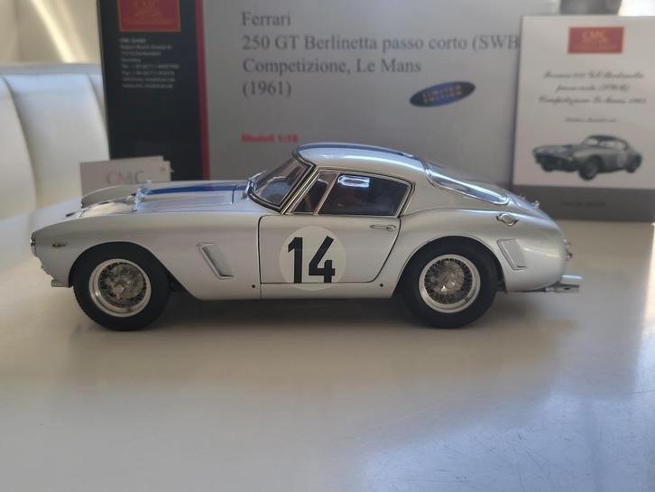1:18 CMC Ferrari 250 GT Berlinetta SWB Competizione LeMans, Hobby en Vrije tijd, Modelauto's | 1:18, Zo goed als nieuw, Auto, Autoart