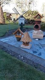 vogelkooi- voederhuis, Ophalen