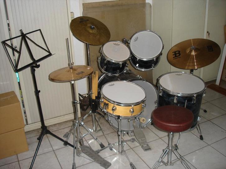 Compleet drumstel voor beginners., Muziek en Instrumenten, Drumstellen en Slagwerk, Gebruikt, Overige merken, Ophalen
