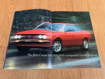 1976 Lancia Beta Coupe brochure beschikbaar voor biedingen