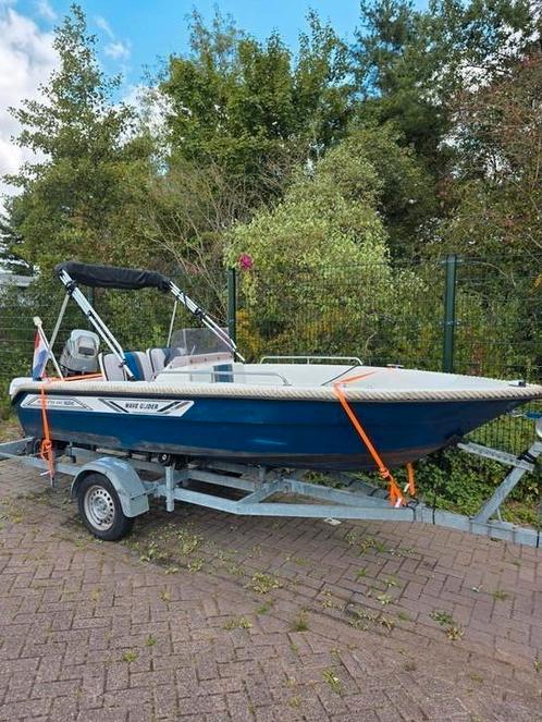 aquastar 4.40 25pk mariner efi 4 takt, Watersport en Boten, Vis- en Consoleboten, Gebruikt, 10 tot 30 pk, 3 tot 6 meter, Benzine