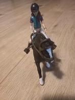 Schleich paard/poppetje/tuig, Ophalen of Verzenden, Zo goed als nieuw