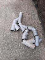 PVC buizen partij – totaal 65 stuks, Ophalen, Bochten, Gebruikt, Pvc