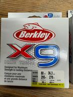 berkley x9 braid 150m 43/00  en  270m 40/00 rollen, Watersport en Boten, Hengelsport | Zeevissen, BERKLEY, USA, Nieuw, Ophalen of Verzenden